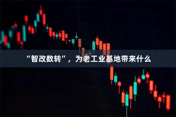 “智改数转”，为老工业基地带来什么